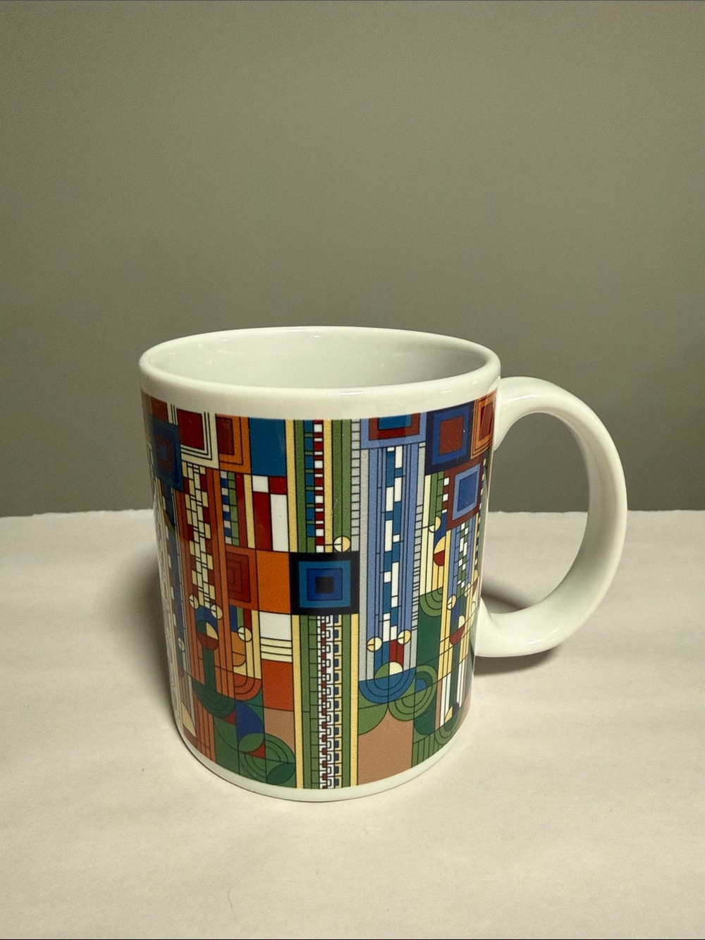 Frank Lloyd Wright Saguaro Forms & Cactus Flowers Ceramic Mug with Box